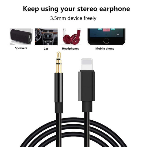 Image of Aux Cord for iPhone XR, 3.5mm Aux Cable