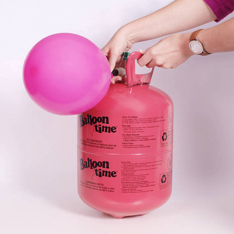Image of 9.5" Helium Balloon Tank Kit with 30 Balloons